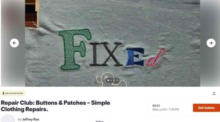 Photo of free Wednesday Ticket: Repair Club (Dublin 12) #1