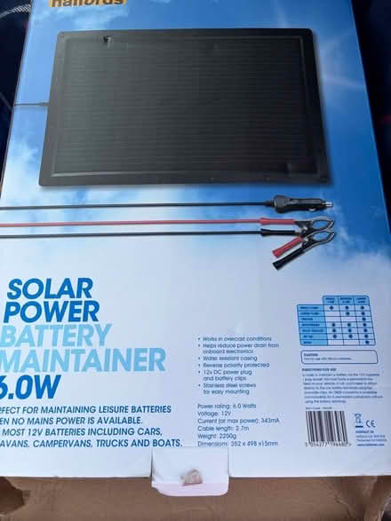 Photo of free Solar panel for vans or cars (Rosemount AB25) #1