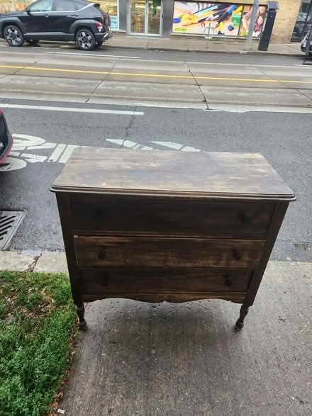 Photo of free Wood dresser (Dufferin and College) #1