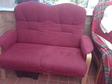 Photo of free 2 seater settee (Guestling TN35) #2