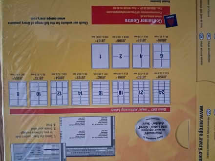 Photo of free White Inkjet labels (Bare LA4) #2