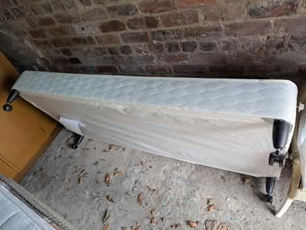 Photo of free Sealy single bed base on castors (Bents Green S11) #3
