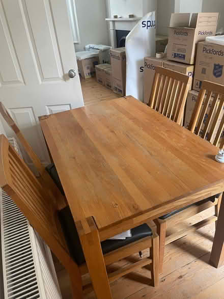 Photo of free Dining table and 4 chairs (Greenwich SE10) #1