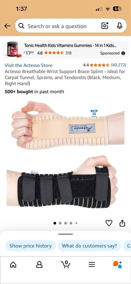 Photo of Wrist splint (Harleston IP20) #1