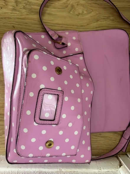Photo of free Pink polka dot bag broken strap (Sherwood TN2) #2