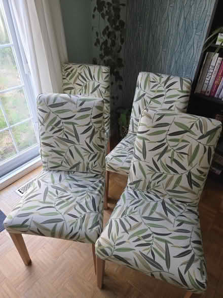 Photo of free TWO IKEA chairs with covers (Foster Farm) #1