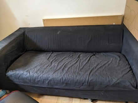 Photo of free Black Sofa (Poplar) #3