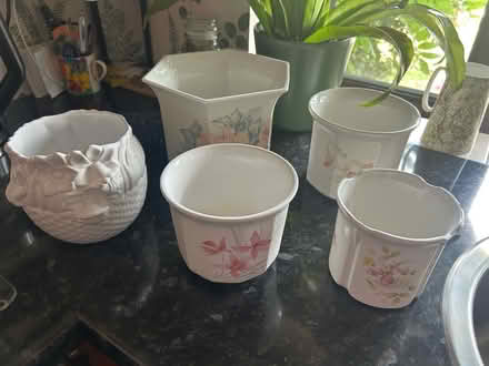 Photo of free 5 decorative plant pot covers (Sutton SY2) #1