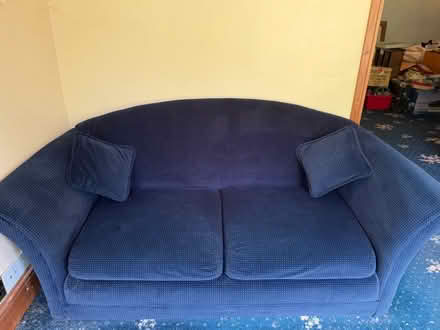 Photo of free Navy bed settee (Cumnor OX2) #1