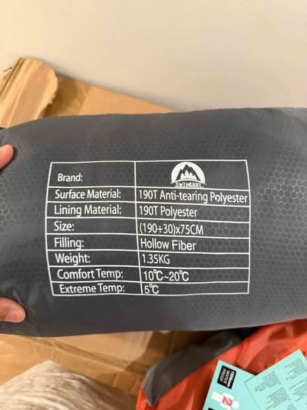 Photo of free SWTMERRY sleeping bag (Combe Down BA2) #1