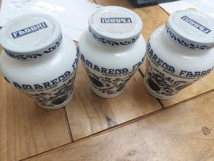 Photo of free Three pretty Fabbri jars (Upper Wolvercote OX2) #1
