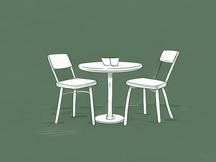 Photo of Small table and chairs (Stone Cross BN23) #1