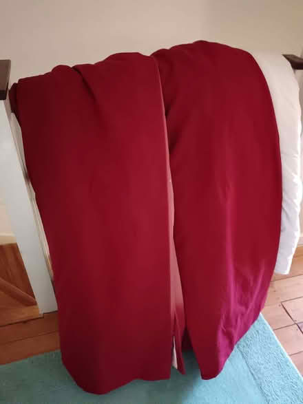 Photo of free Pair of red curtains (The Rock TF3) #2