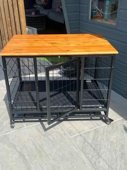 Photo of free Large dog crate (Wn6 9jg) #1