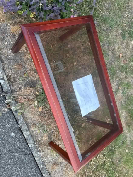 Photo of free 51.5 cm x 92 cm x 43(h) cm Table (Highfields Caldecote CB23) #1