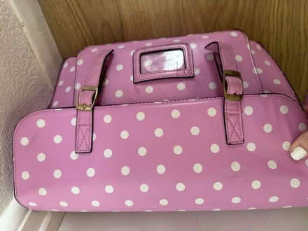 Photo of free Pink polka dot bag broken strap (Sherwood TN2) #1