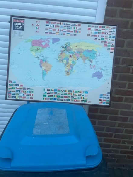 Photo of free World map framed picture (Green End HP1) #2