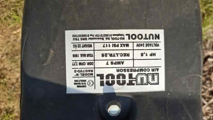 Photo of free NuTool NUair compressor (Broxbourne EN10) #2
