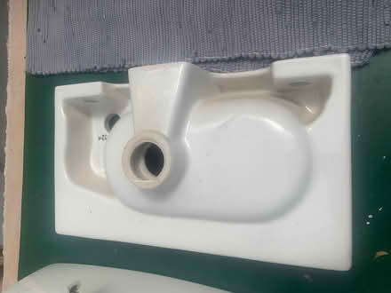 Photo of free Small cloakroom sink on wall hung under cupboard. (Fairfield Park BA1) #2