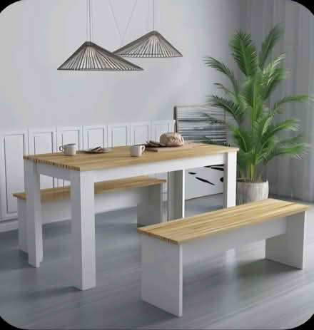 Photo of free Dining table and bench (NG5 5UX) #1