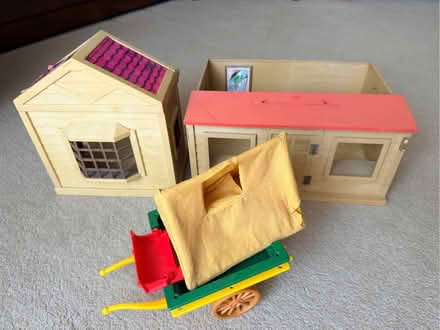 Photo of free Sylvanian Families buildings and cart (Penrith CA11) #1