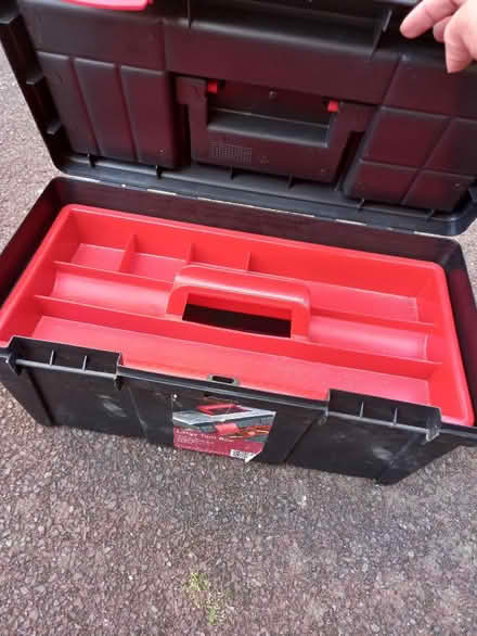 Photo of free Large plastic tool box (Market Deeping PE6) #3