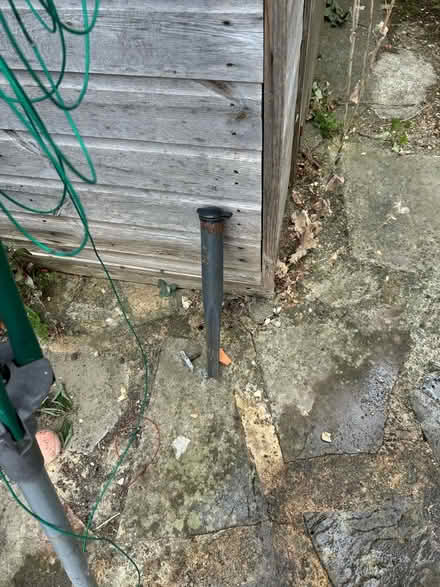 Photo of free Whisky gig clothes line and ground socket (Horsell GU21) #1