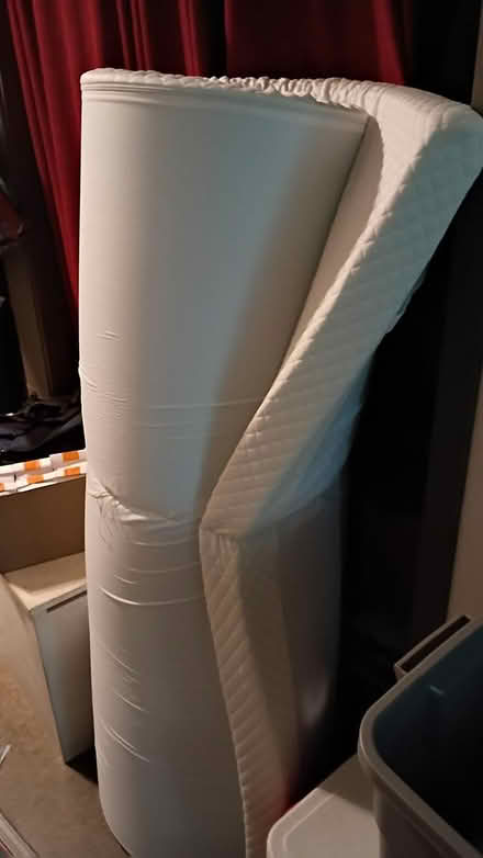 Photo of free Queen size mattress topper 3" thick (Pioneer Square, Seattle) #1