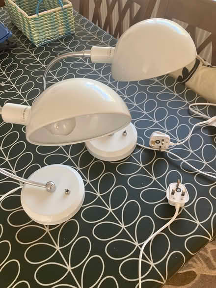 Photo of free Two bedside lamps (Tavistock) #1