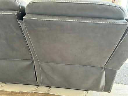 Photo of free Black 2 Seater Manual Recliner Sofa (Wallingford OX10) #2