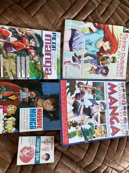 Photo of free How to Draw Manga books bundle (Westbury Fields BS9) #1