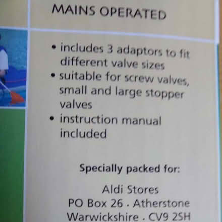 Photo of free Electric air pump (Shavington CW2) #2