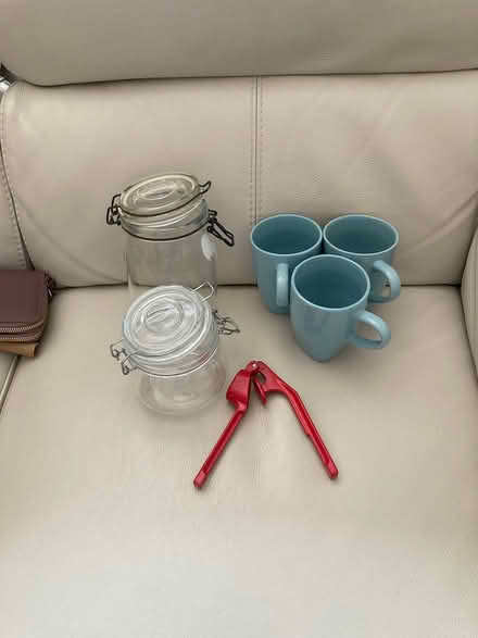Photo of free Mugs storage jars garlic press (Brockworth GL3) #1