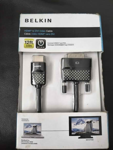 Photo of free HDMI to DVI Video Cable (Croydon) #1
