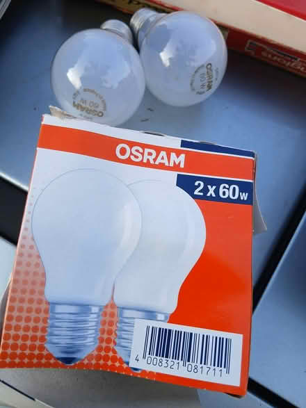 Photo of free 2 x 60w 240v screw in light bulbs (Bridge of Don AB22) #1