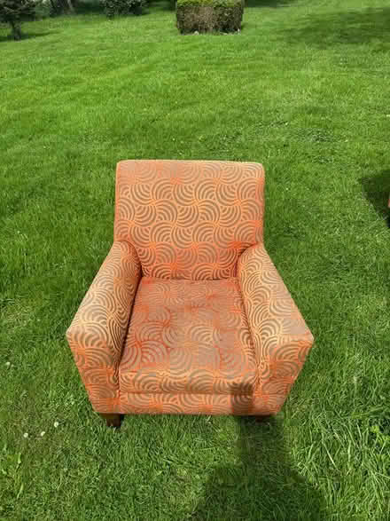 Photo of free 2 seater sofa and arm chair (ST15 stone) #1