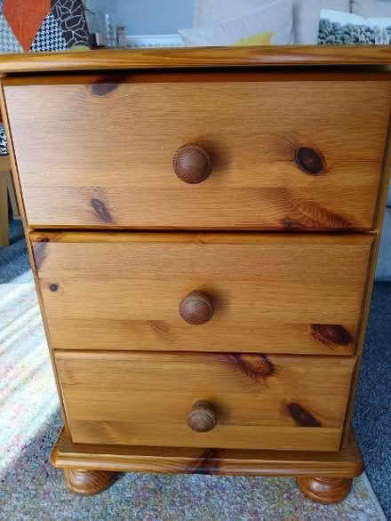 Photo of free 2 x Bedside cabinets Pine (Bridgend CF31) #3