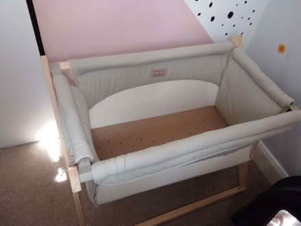 Photo of free Claire de lune bedside crib, green (Vale of White Horse SN7) #1