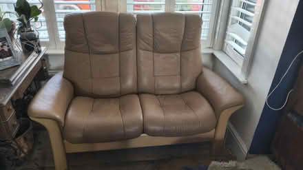 Photo of free Stressless 2 seater recliner sofa (lancing BN15) #1
