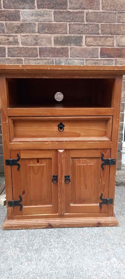 Photo of free Small pine cabinet (Stretford M32) #1
