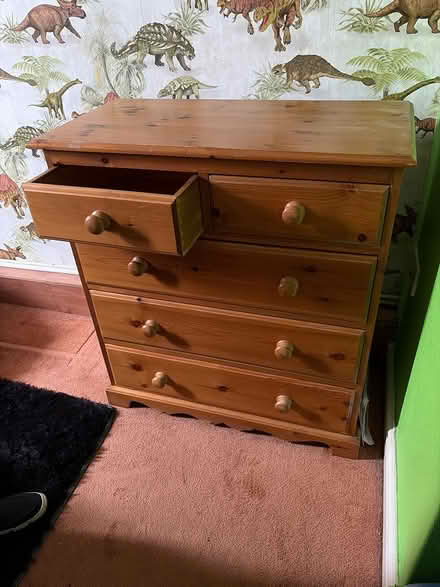 Photo of free Wooden chest of drawers (Boultham Lincoln LN6) #1