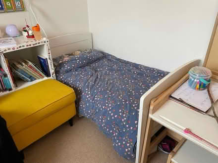Photo of free Grace cot bed w/ rail and mattress (Northwest Cambridge CB3) #1