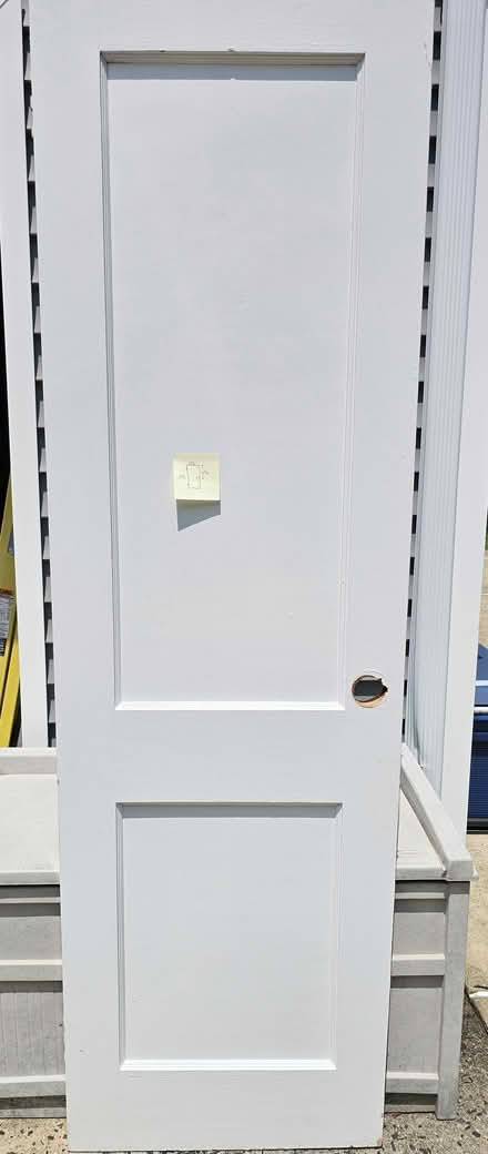 Photo of free Six solid wood panel interior doors (North Tinton Falls by Lincroft) #1
