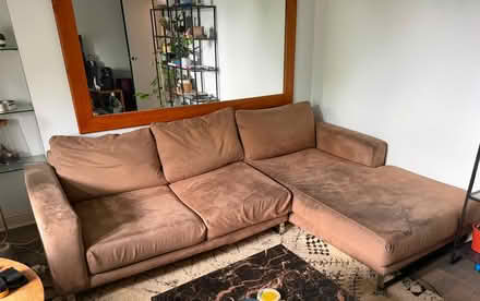 Photo of free Moleskin sofa (Belsize Park NW3) #1