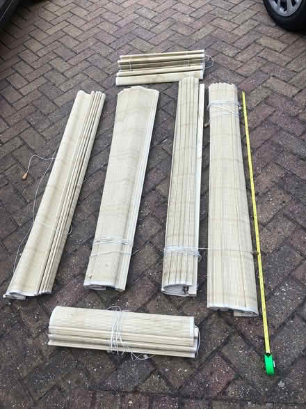 Photo of free Cream wood slat blinds (Hempstead ME7) #1