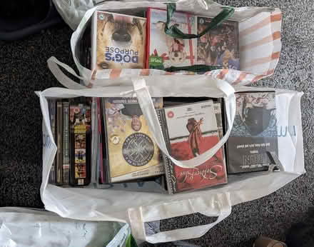 Photo of free Two Bags of Mixed DVDs & PC Games (Holmewood BD4) #1