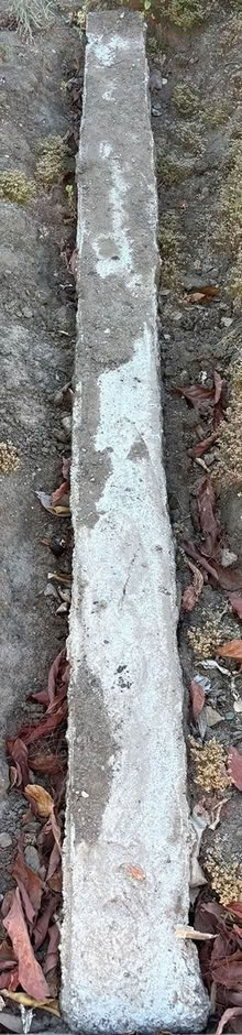 Photo of free ~11' Concrete Beams/Landscape Edge (Old Mountain View) #1