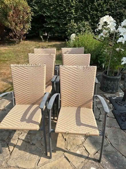 Photo of free 6 Garden chairs (Sanderstead) #2