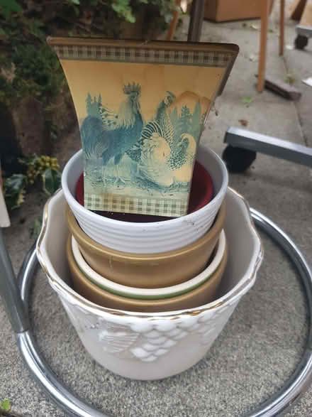 Photo of free Set of mixed flower pots (Timperley WA15) #3