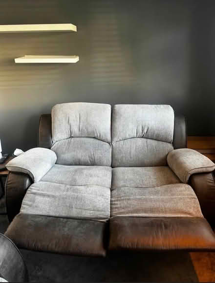 Photo of free 2x manual recliner armchairs (South Benfleet SS7) #2